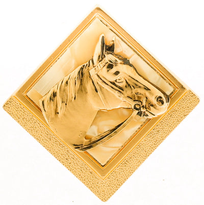 Vintage Horse Scarf Clip – Gilded Heritage